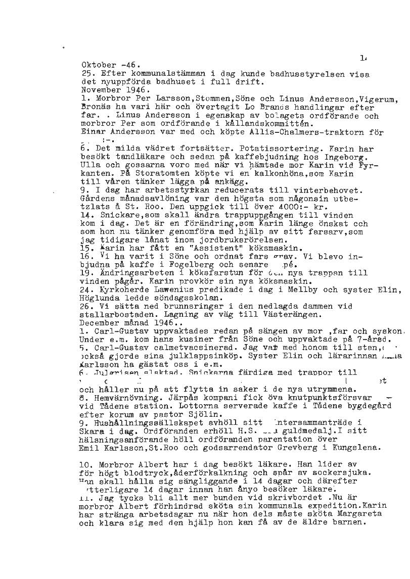 Mellbydagboken del 2 1944-1956