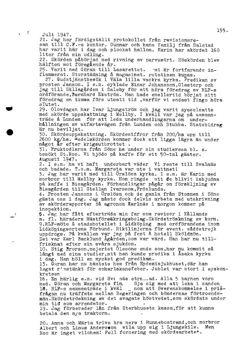 Mellbydagboken del 2 1944-1956