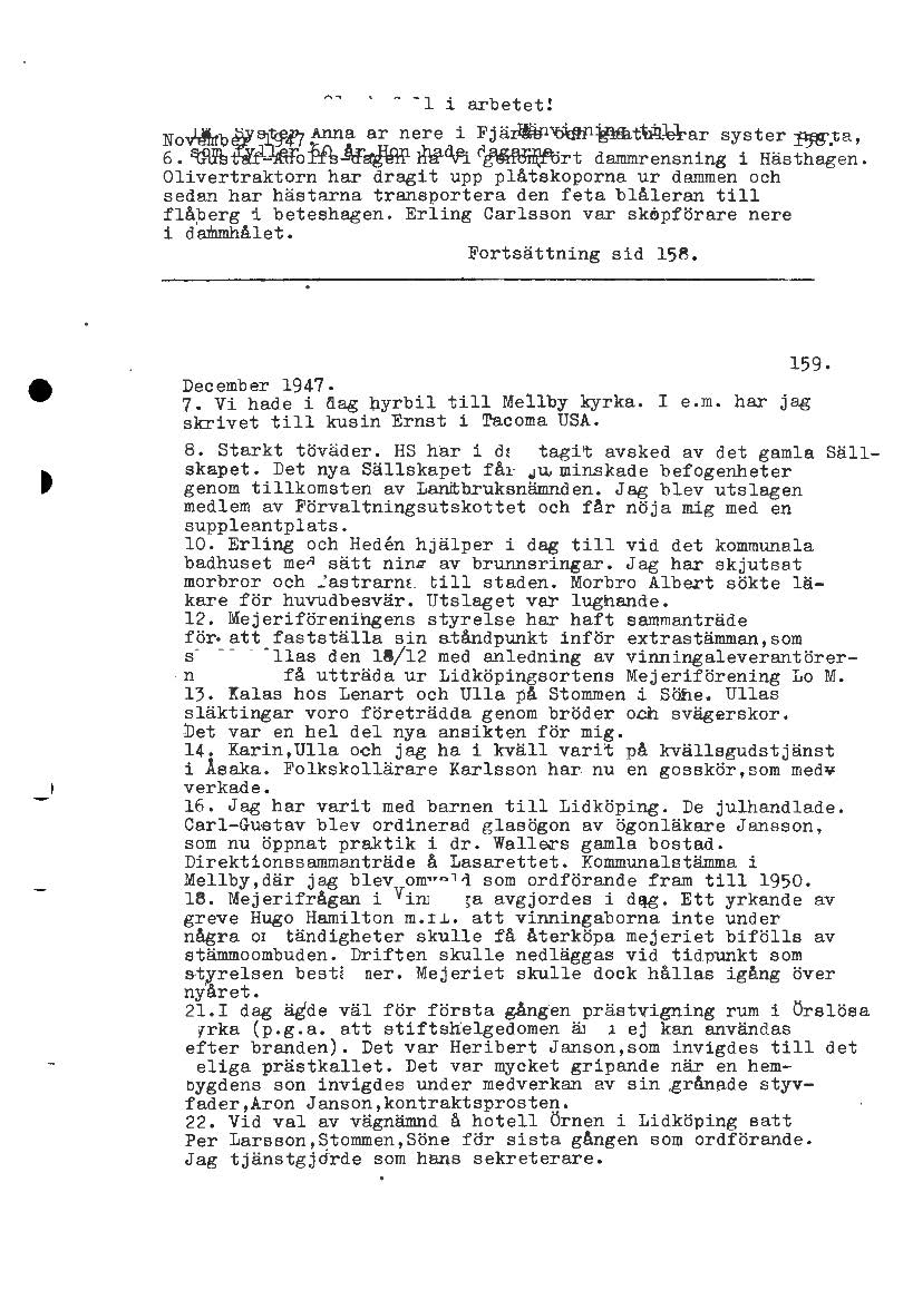 Mellbydagboken del 2 1944-1956