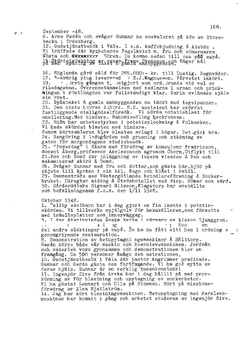 Mellbydagboken del 2 1944-1956