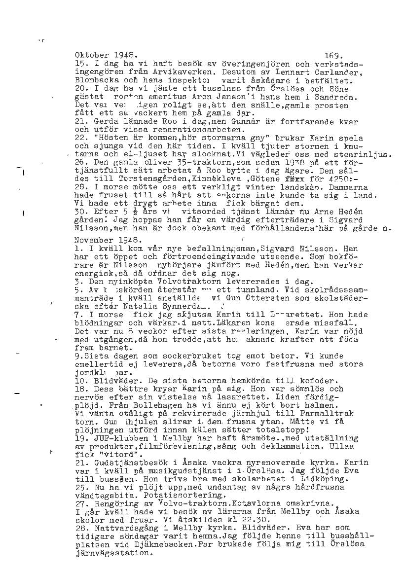 Mellbydagboken del 2 1944-1956