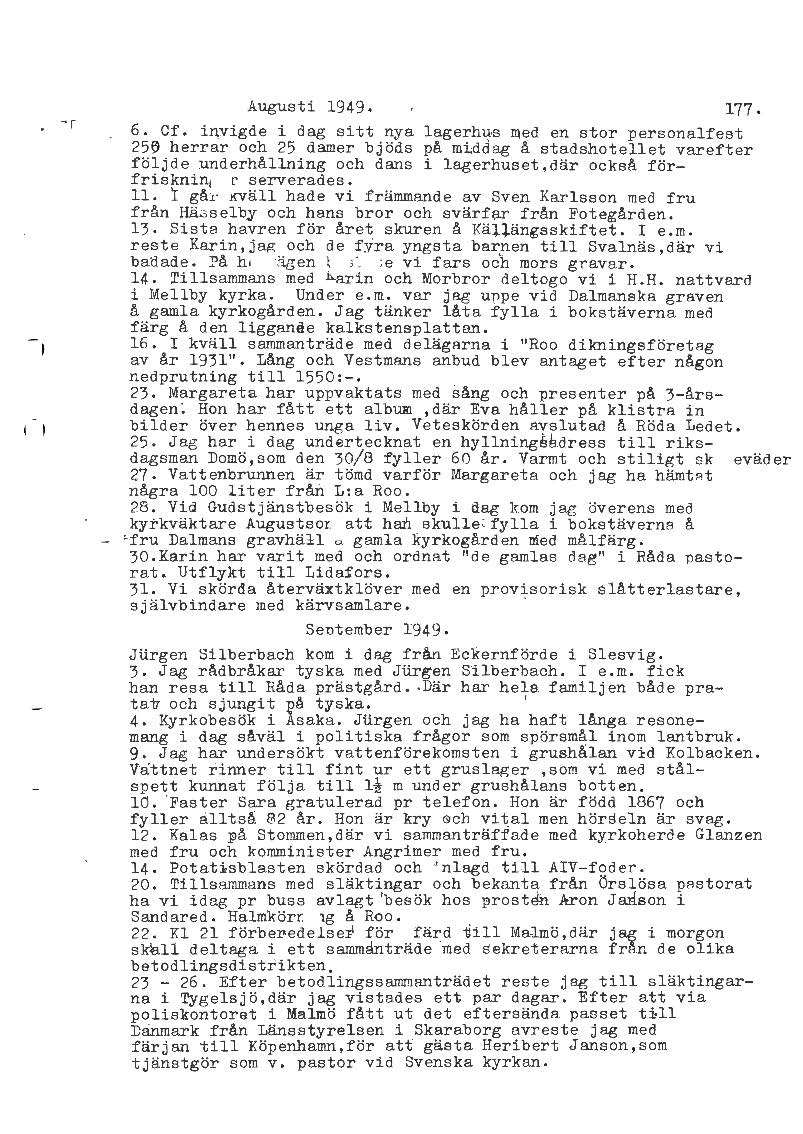 Mellbydagboken del 2 1944-1956