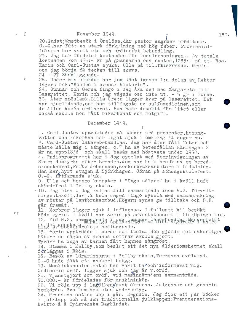 Mellbydagboken del 2 1944-1956