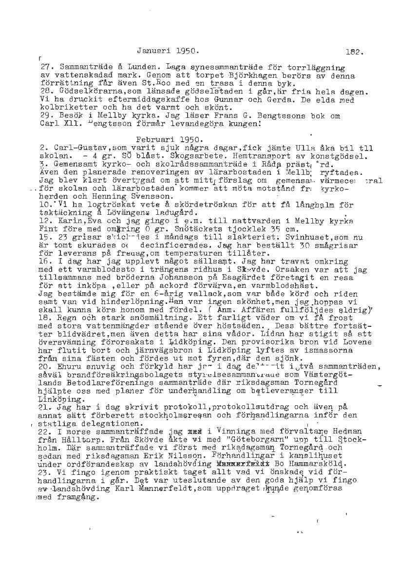 Mellbydagboken del 2 1944-1956