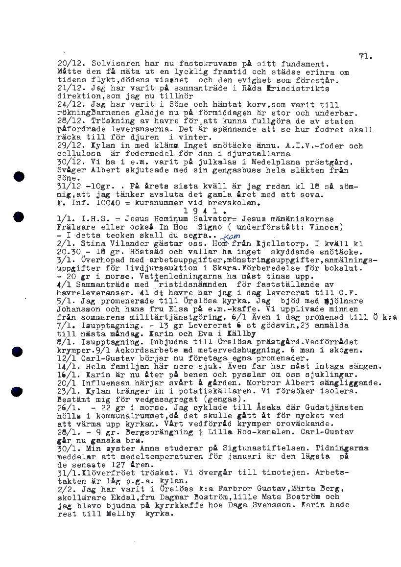 Mellbydagboken del 1 1923-1943