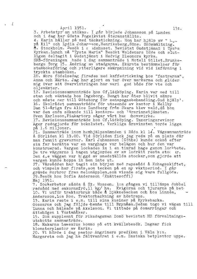 Mellbydagboken del 2 1944-1956