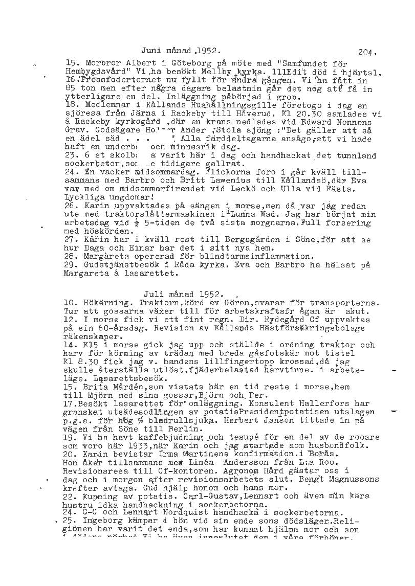Mellbydagboken del 2 1944-1956