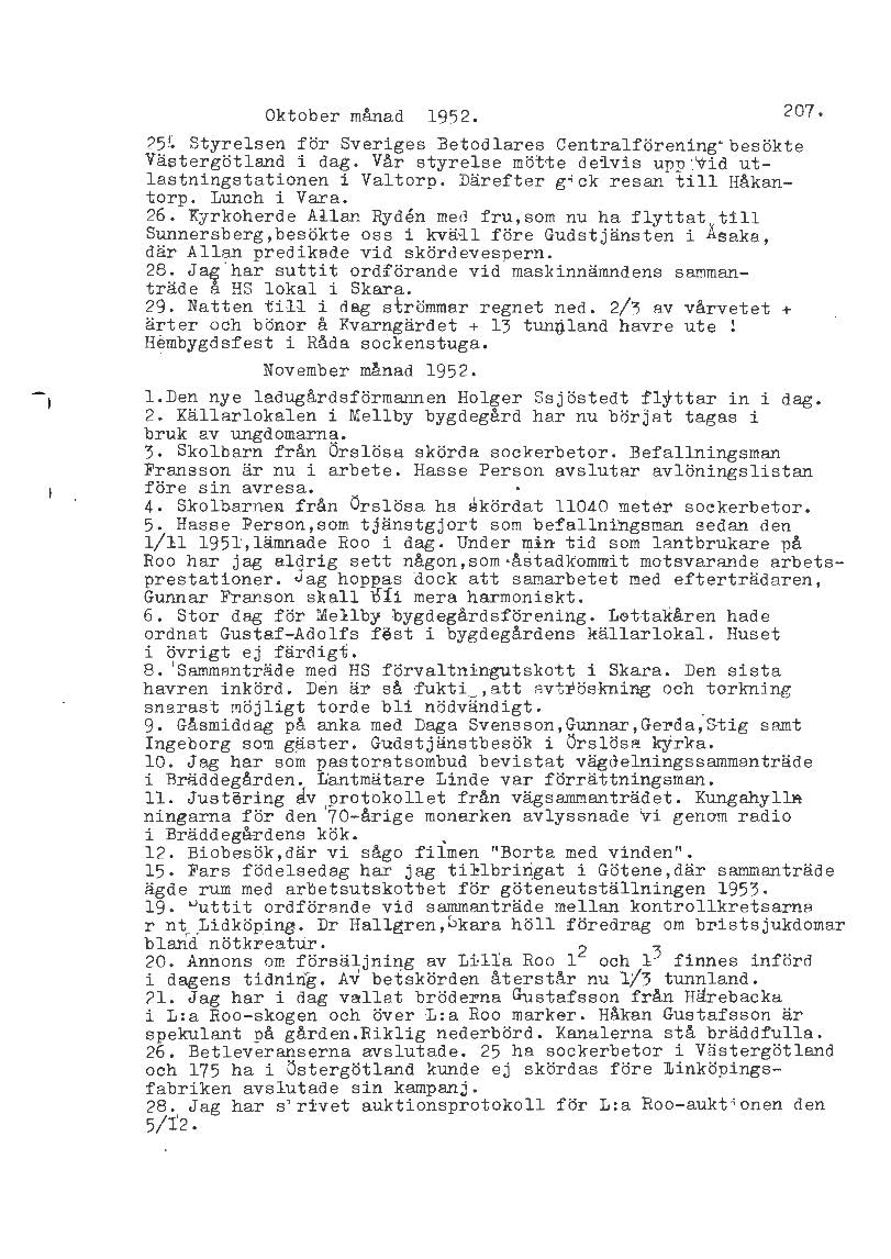 Mellbydagboken del 2 1944-1956