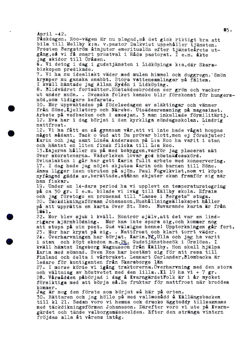 Mellbydagboken del 1 1923-1943
