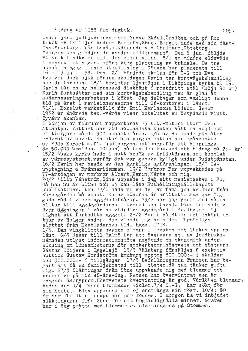 Mellbydagboken del 2 1944-1956