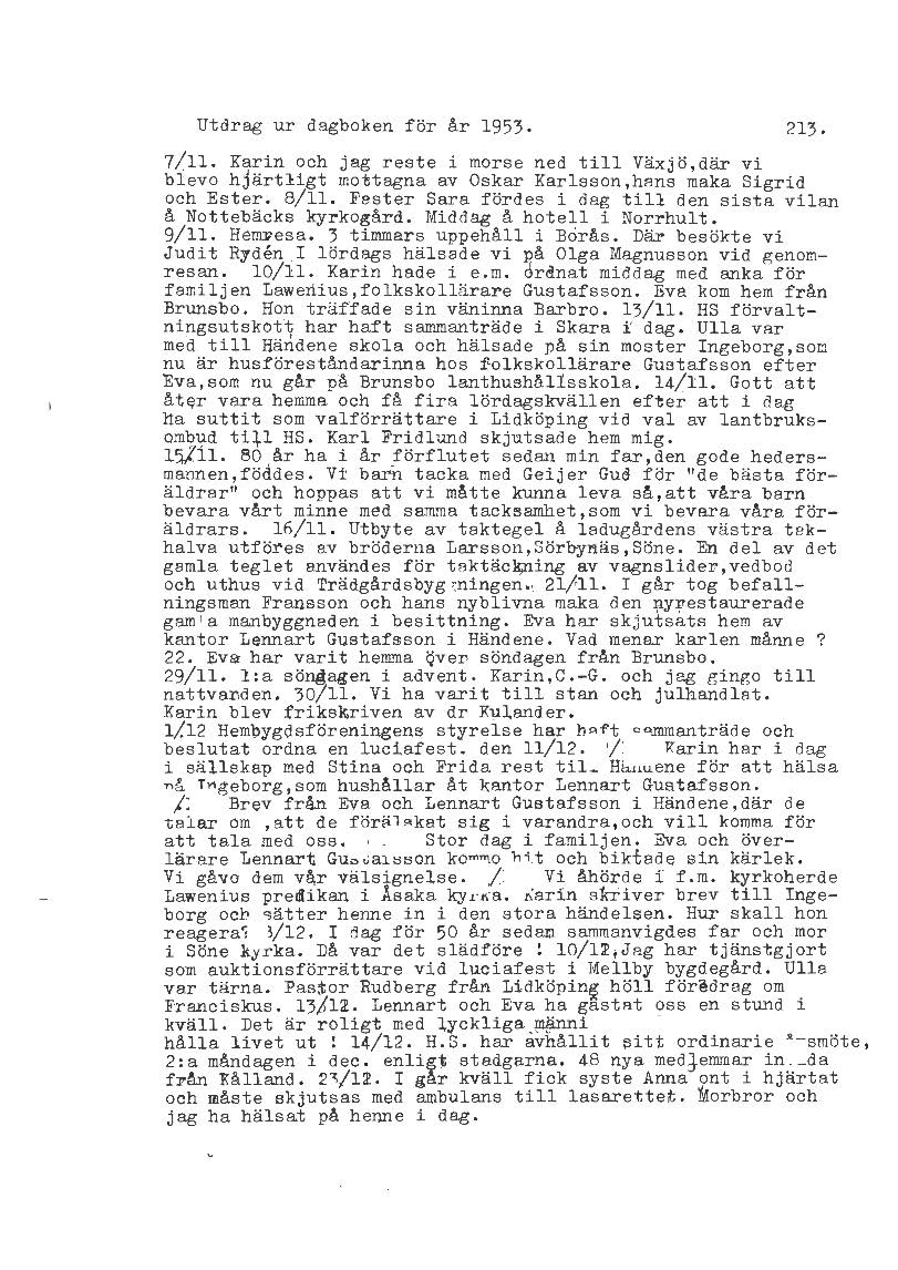 Mellbydagboken del 2 1944-1956