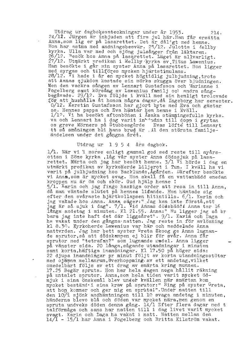 Mellbydagboken del 2 1944-1956