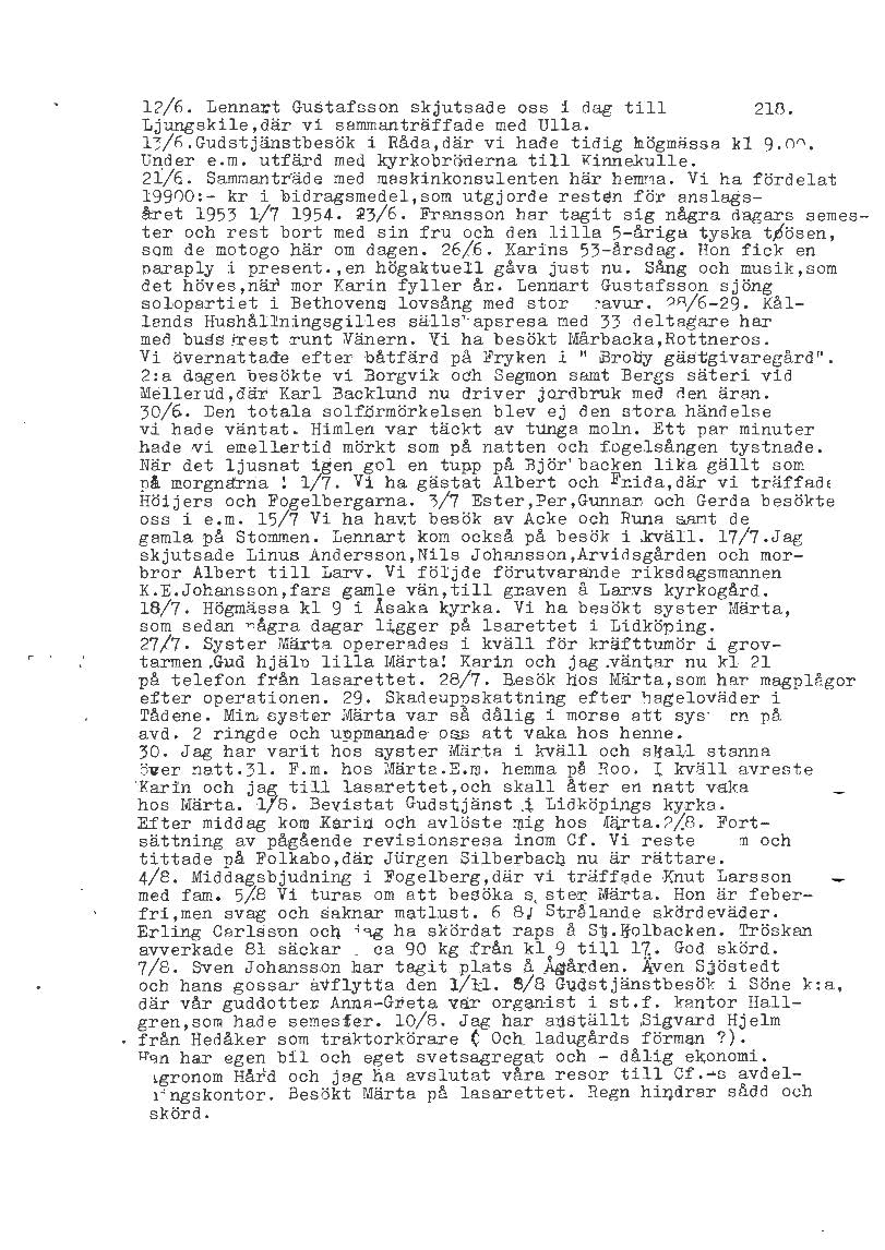 Mellbydagboken del 2 1944-1956