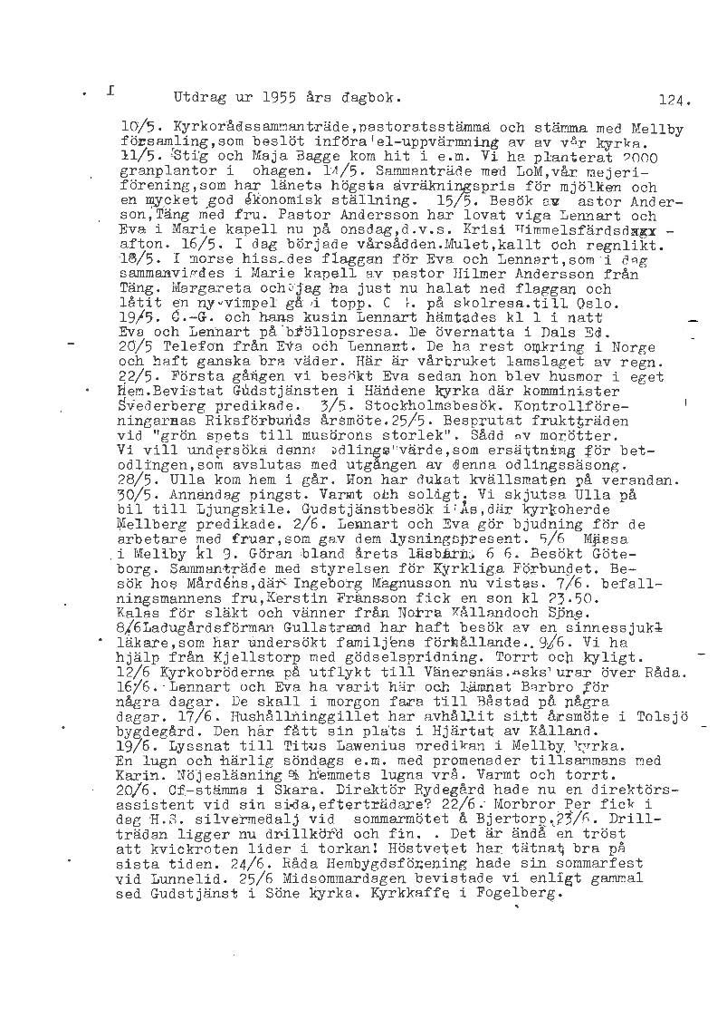 Mellbydagboken del 2 1944-1956