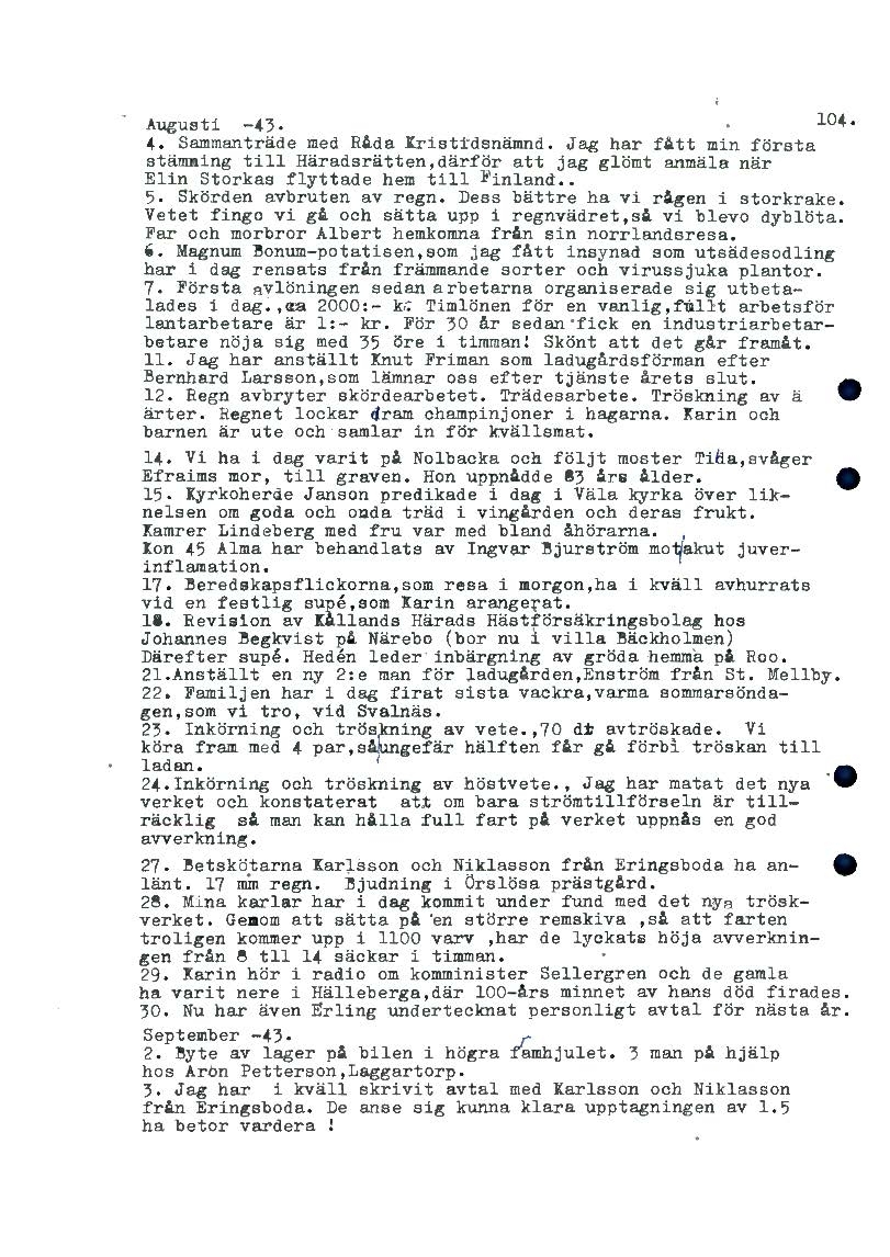 Mellbydagboken del 1 1923-1943