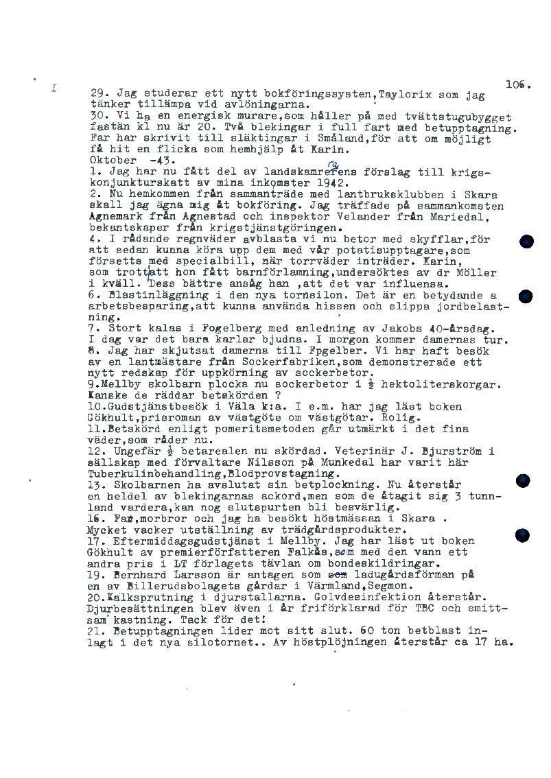 Mellbydagboken del 1 1923-1943