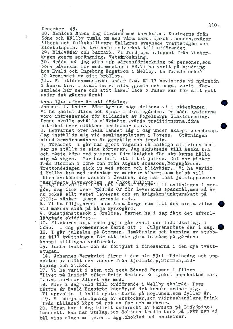 Mellbydagboken del 1 1923-1943