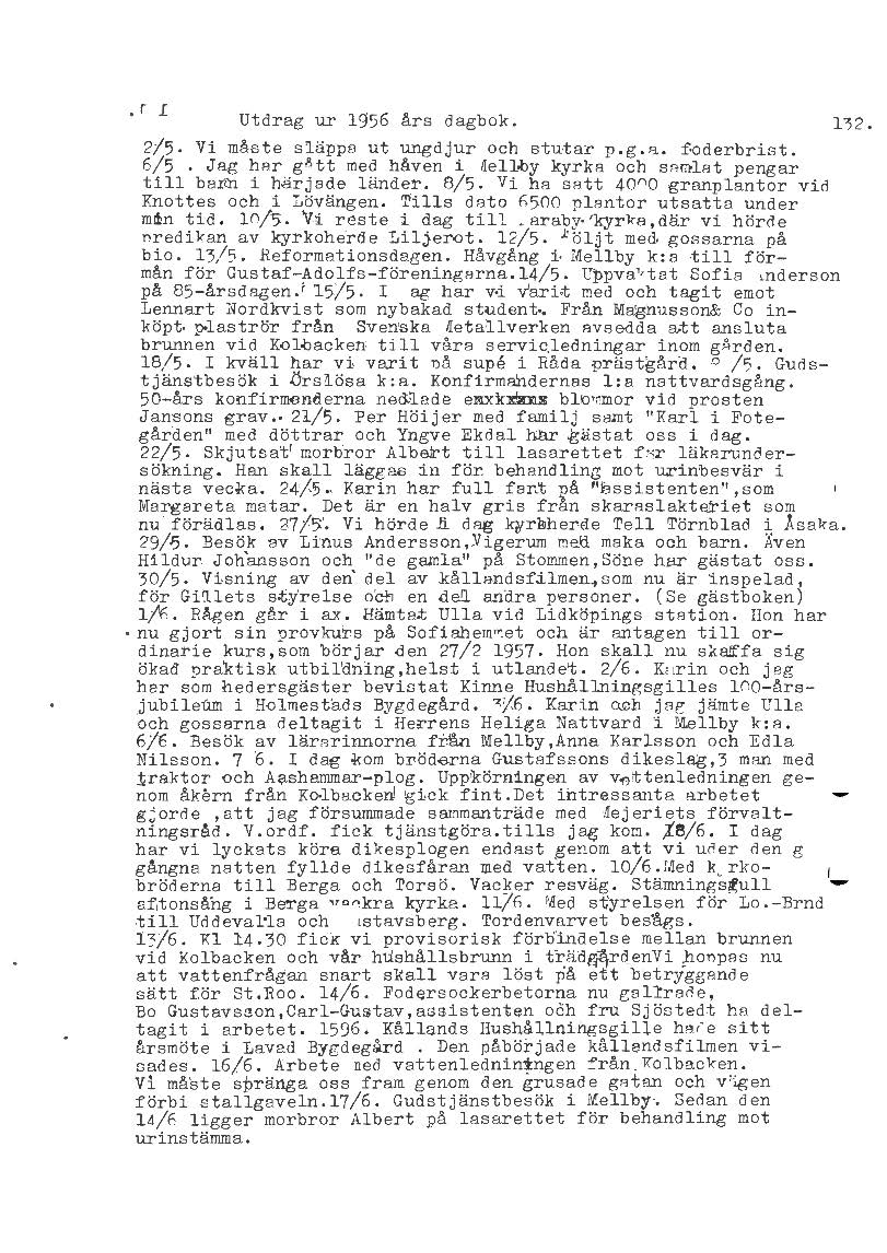 Mellbydagboken del 2 1944-1956