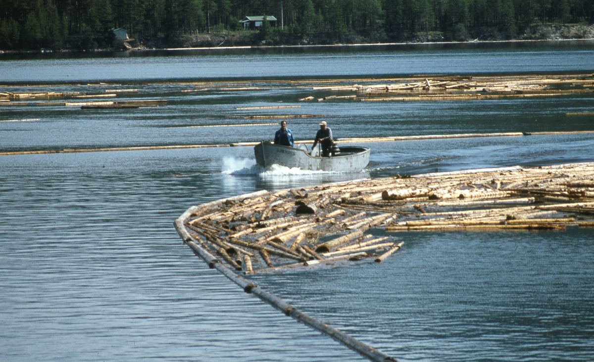 Storsjøen - tømmerfløting 1978