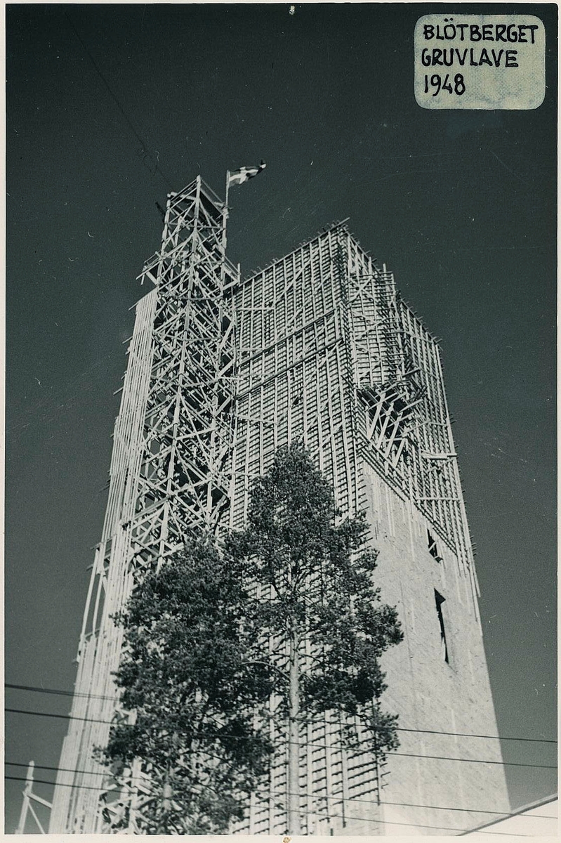 Bergslagsgruvan, Blötberget. Bild dokumentation av gruvanläggning 1946-1948.