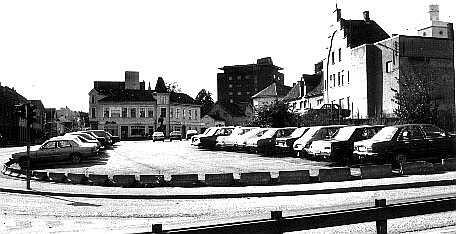 Lilletorvet før Telebygget ble reist