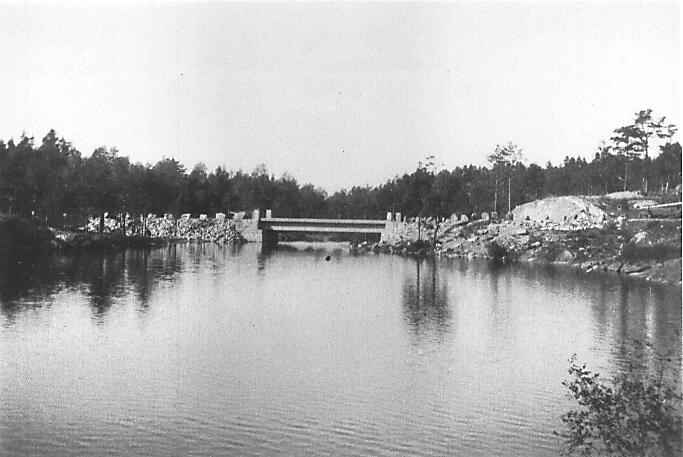 Børtevannsbroen i 1920