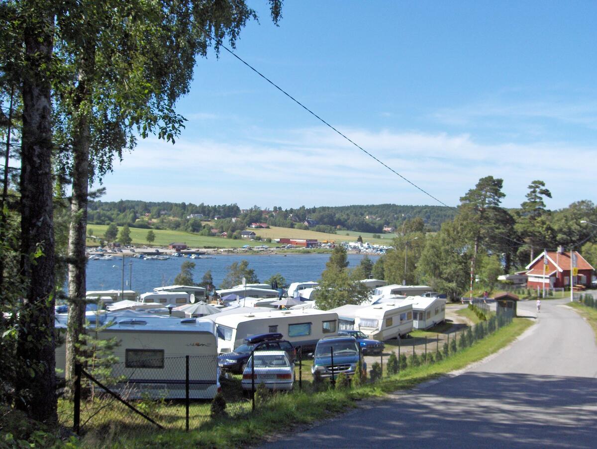 Fra campingplassen i Høysand