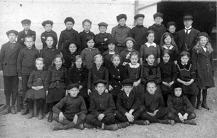 Sandesundsveien skole, klasse, 1915-16