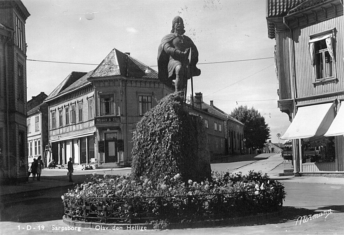 Statuen av Olav den hellige på Lilletorvet
