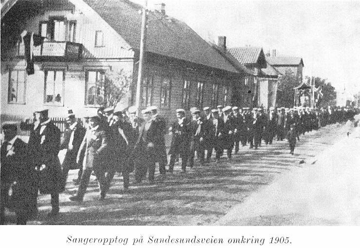 Sangeropptog i Sandesundsveien