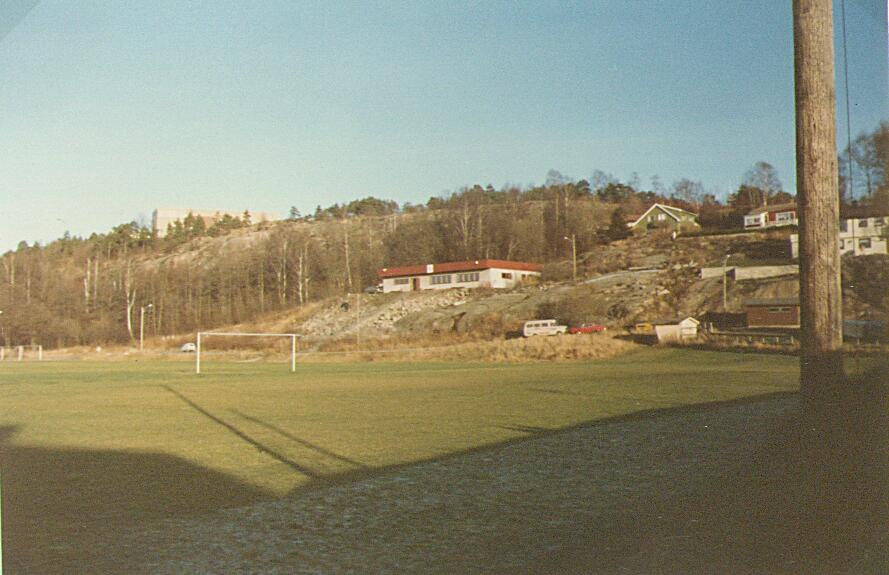 Greåker IF sitt klubbhus og fotballbane