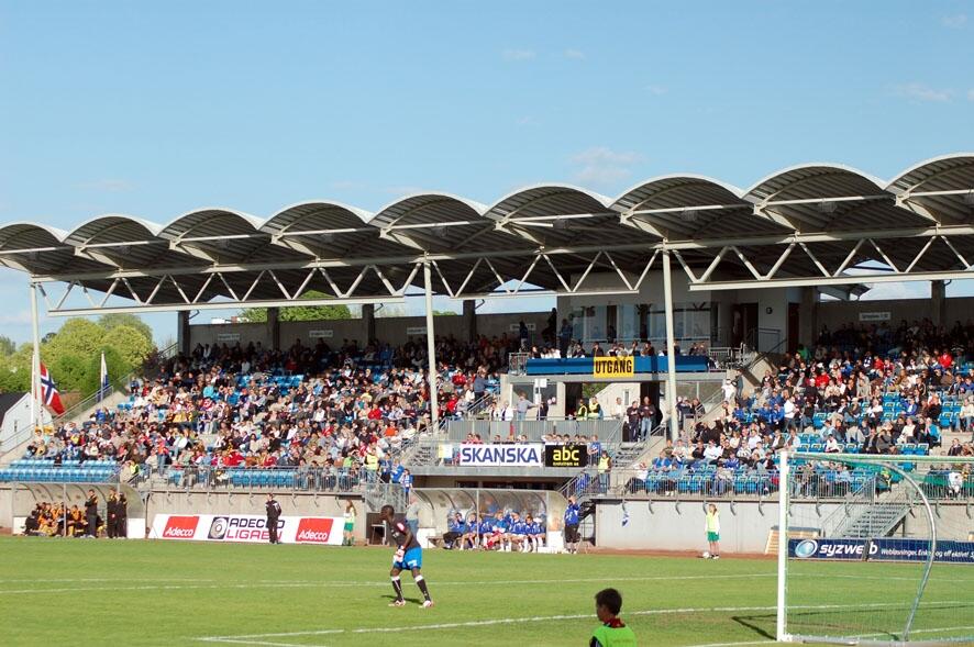 Fotballkamp på Sarpsborg stadion