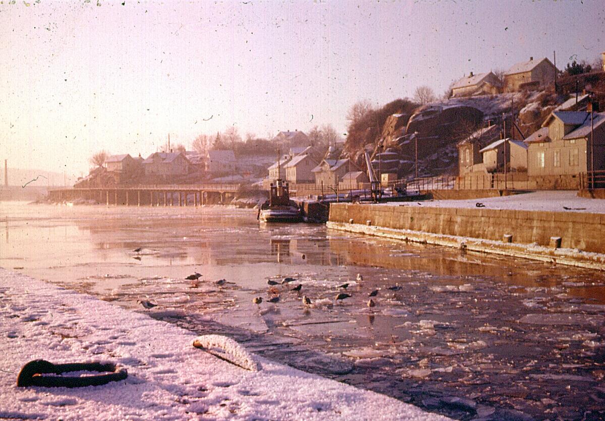 Vinter i Sannesund 1958