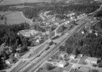 Flygfoto över Strålsnäs 1964.