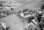 Flygfoto över Rappestad kyrka 1964.