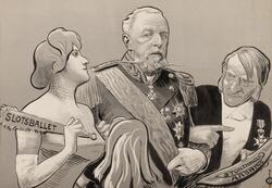 Kongen åpner Saisonen [Tegning]