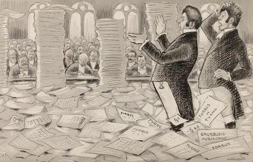 "Aa du store Gud i Peking, for et storartet Arbeide" [Tegning]