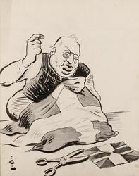 Sildesalaten (...) [Tegning]