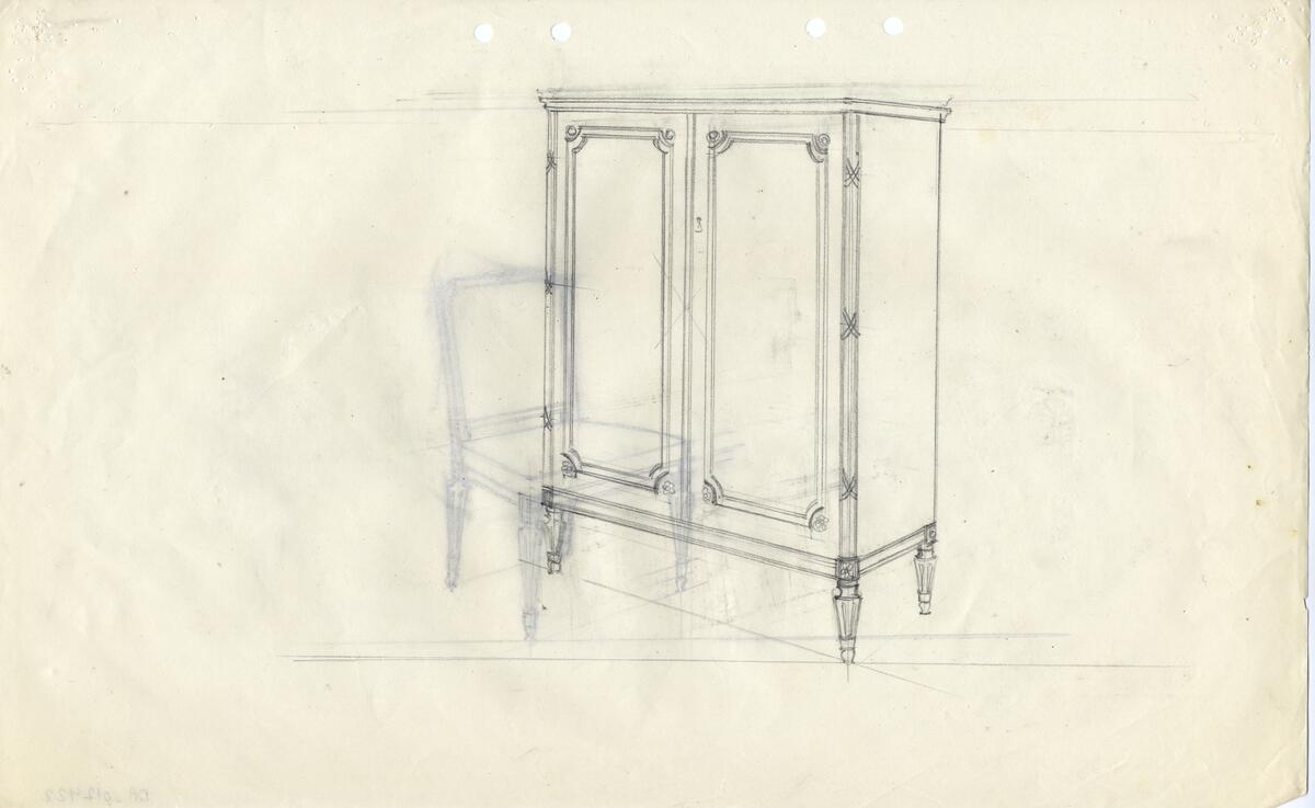 Sovrumsmöbler 88 st, skåp, sideboard, sekretärer, 47 st.