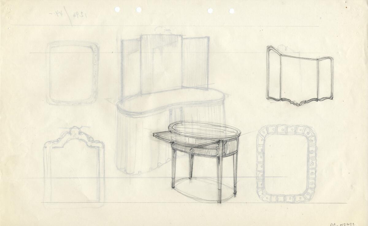 Sovrumsmöbler 88 st, skåp, sideboard, sekretärer, 47 st.