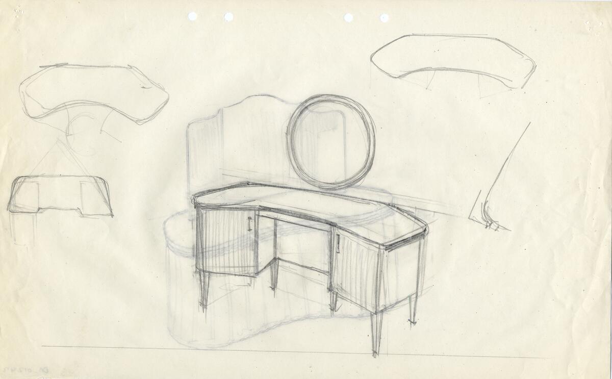 Sovrumsmöbler 88 st, skåp, sideboard, sekretärer, 47 st.