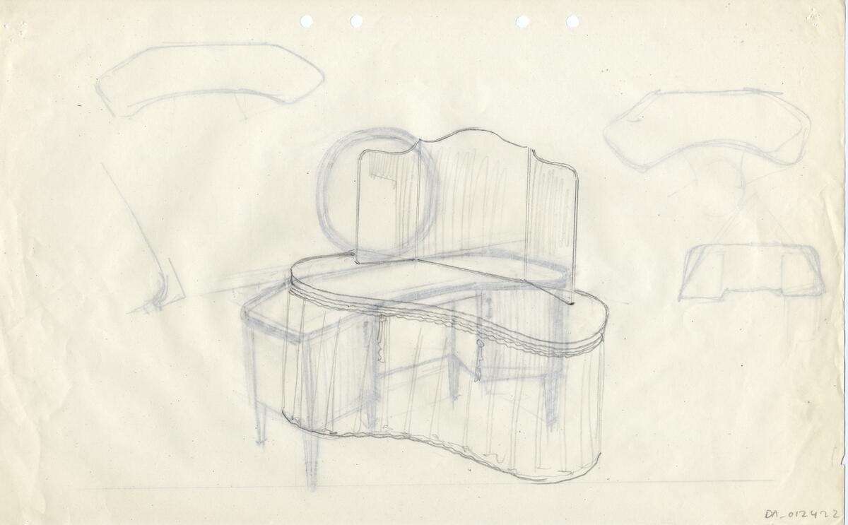 Sovrumsmöbler 88 st, skåp, sideboard, sekretärer, 47 st.