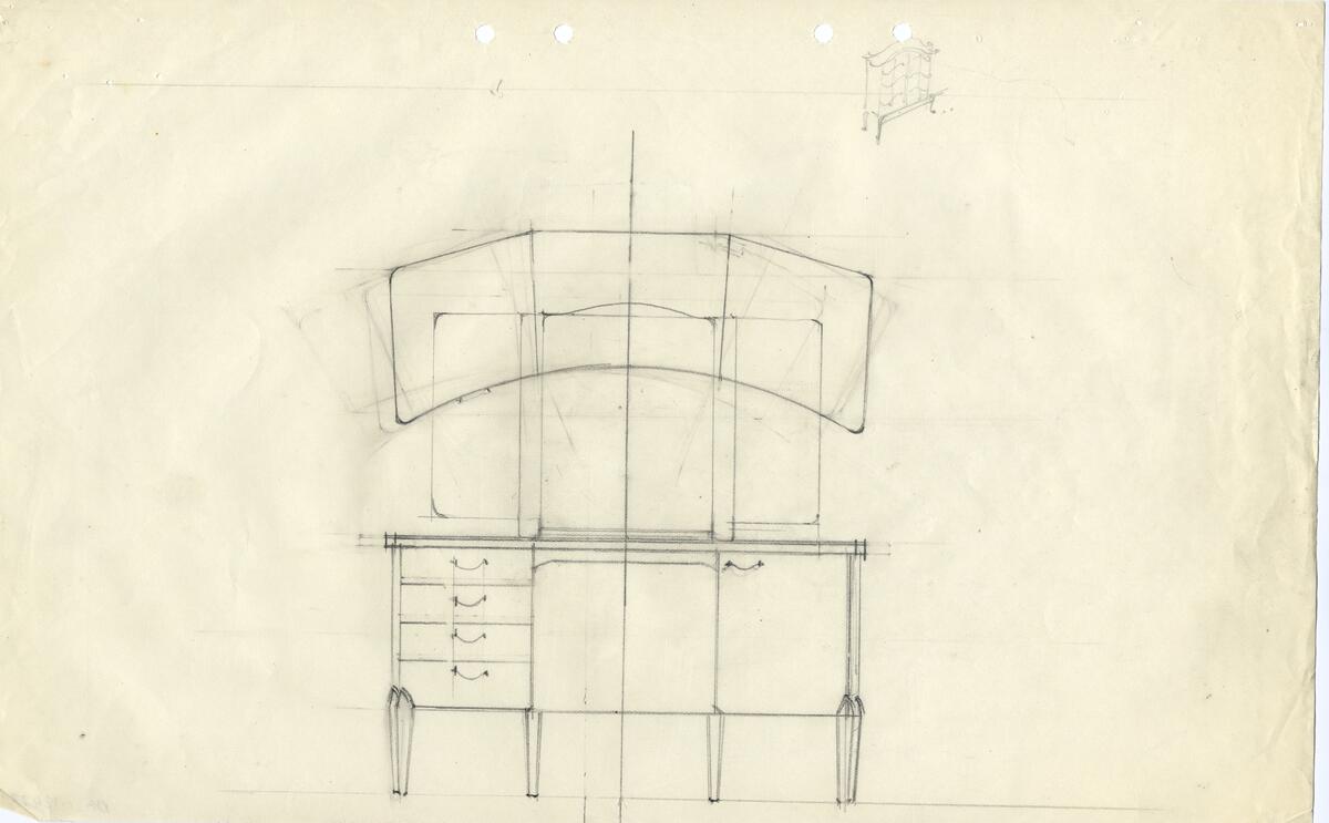 Sovrumsmöbler 88 st, skåp, sideboard, sekretärer, 47 st.