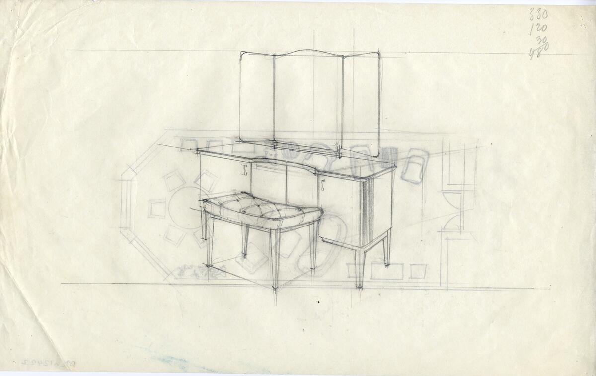 Sovrumsmöbler 88 st, skåp, sideboard, sekretärer, 47 st.