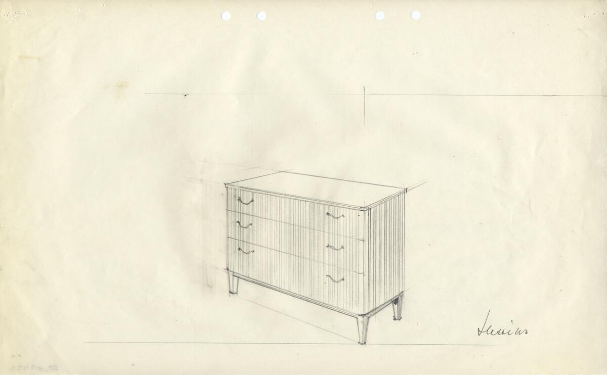 Sovrumsmöbler 88 st, skåp, sideboard, sekretärer, 47 st.