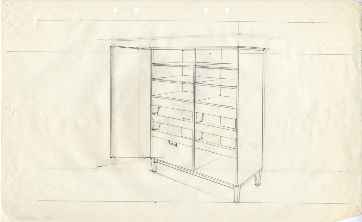 Sovrumsmöbler 88 st, skåp, sideboard, sekretärer, 47 st.