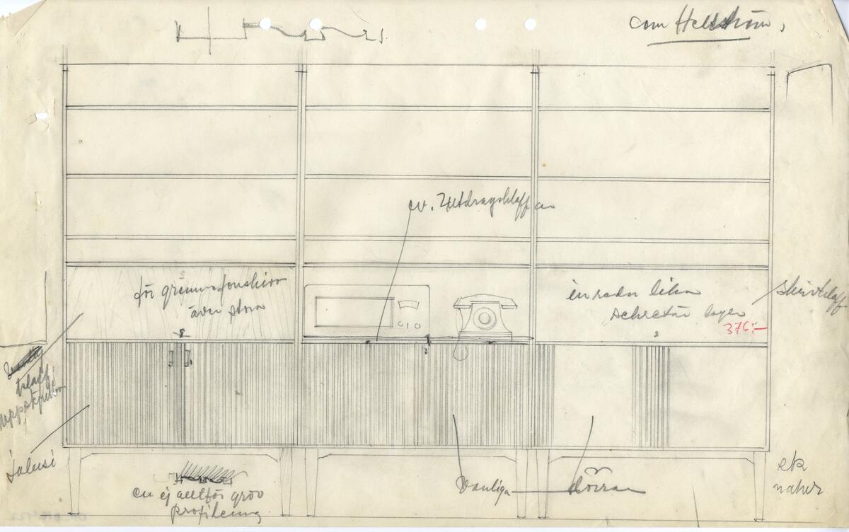 Sovrumsmöbler 88 st, skåp, sideboard, sekretärer, 47 st.