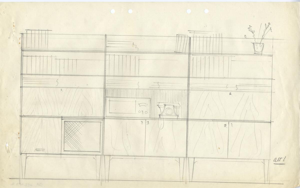 Sovrumsmöbler 88 st, skåp, sideboard, sekretärer, 47 st.