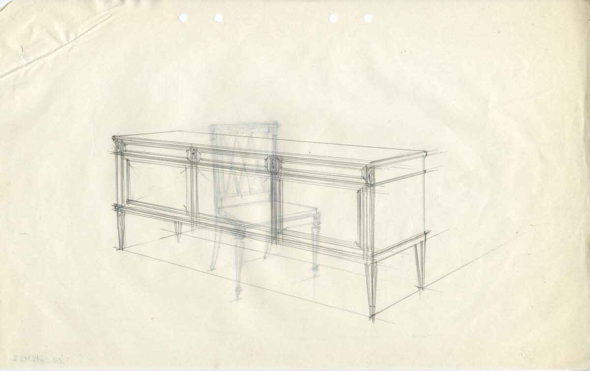 Sovrumsmöbler 88 st, skåp, sideboard, sekretärer, 47 st.