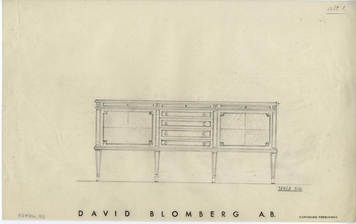 Sovrumsmöbler 88 st, skåp, sideboard, sekretärer, 47 st.